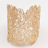 Punk Cutout Pattern Handwoven Bracelet Gothic Charm Vintage Jewelry