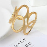 Hollow Wide Cuff Bracelet for Women