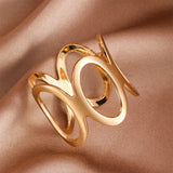 Hollow Wide Cuff Bracelet for Women