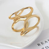 Hollow Wide Cuff Bracelet for Women