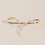 Stonefans CZ Palm Bracelet Cuff Bangle for Women
