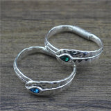 Anslow Vintage Feather Crystal Bracelet Bangle