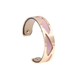 Argent Femme Bijoux Tresse Cuff Bracelets 15MM Interchangeable Reversible Bangle