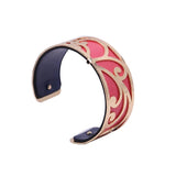 Flower Leather Cuff Bracelet for Women