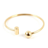 Stainless Steel Open Cuff Bracelet for Women Men