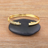 Nidin Colorful Zircon Bangle Plated Jewelry For Woman