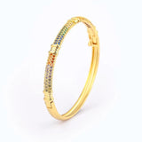 Nidin Colorful Zircon Bangle Plated Jewelry For Woman
