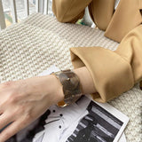 Punk Geometric Metal Statement Bracelets Lady Party