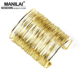 Boho MultiLayer Women Cuff Bangle Wide Bracelet BL223