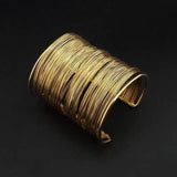 Boho MultiLayer Women Cuff Bangle Wide Bracelet BL223