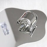 Metal Wave Asymmetric Bracelet Wide Bangle Hand Jewelry