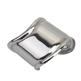 Metal Wave Asymmetric Bracelet Wide Bangle Hand Jewelry
