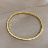 Zircon Stainless Steel Bangles Bracelets for Women Waterproof Jewelry