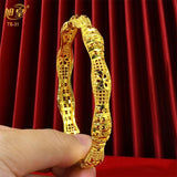 Plated Bangles Bracelet Women Indian Copper Jewelry