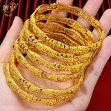 Plated Bangles Bracelet Women Indian Copper Jewelry