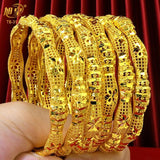Plated Bangles Bracelet Women Indian Copper Jewelry