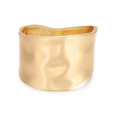 Wide Bangles Alloy Golden Bracelets Women Accessories Jewelry