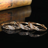 3 PCS Rhinestone Cuff Bangle Arabic Ethnic Wedding Jewelry Morocco Bridal