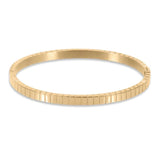 Punk Stainless Steel Metal Bangle Bracelet for Women
