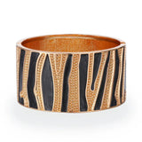 Bohemia Dripping Oil Metal Wide Bracelet for Women