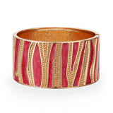 Bohemia Dripping Oil Metal Wide Bracelet for Women