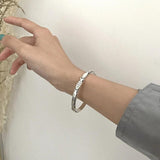 Silver Fish Knot Bangles Open Cuff Bangle Jewelry