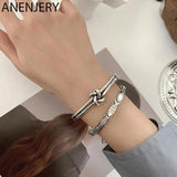 Silver Fish Knot Bangles Open Cuff Bangle Jewelry