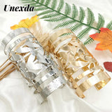 Bohemia Long Cutout Metal Armband Charm Women Bangle