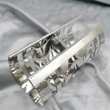 Bohemia Long Cutout Metal Armband Charm Women Bangle
