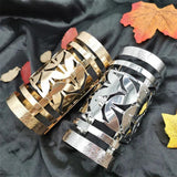 Bohemia Long Cutout Metal Armband Charm Women Bangle