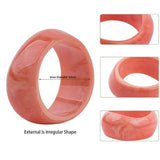 Irregular Wide Resin Bracelet - High-end Temperament Hand Ornament