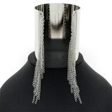 Gothic Tassel Bracelet Punk Arm Cuff Bangle for Women