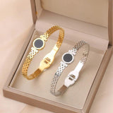 Roman Numeral Love Resin Bracelets for Women