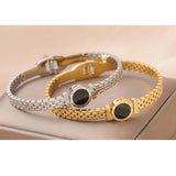 Roman Numeral Love Resin Bracelets for Women