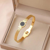 Roman Numeral Love Resin Bracelets for Women