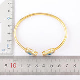Hot Devil's Eye Bracelet Geometric Oil Drop Bangle