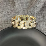 Punk Metal Geometric Big Bangles For Women Statement Vintage Unique Alloy Cuff
