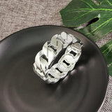 Punk Metal Geometric Big Bangles For Women Statement Vintage Unique Alloy Cuff