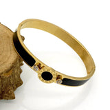 Rubber Roman Numerals Bangles & Bracelets Crystal Zircon Hand Female