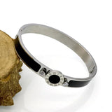 Rubber Roman Numerals Bangles & Bracelets Crystal Zircon Hand Female