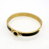 Rubber Roman Numerals Bangles & Bracelets Crystal Zircon Hand Female