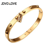 Crystal Bracelet Titanium Steel Bangles Wedding Gift