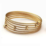 High Cuff Wrap Bracelet Bangles Stainless Steel Charm Bracelets