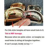 Metallic Open Bracelet Big Cuff Bangles for Women