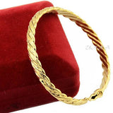 6mm Women Ladies Party Wire Bangles Bracelets Openable Wristband Jewelry