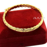 6mm Women Ladies Party Wire Bangles Bracelets Openable Wristband Jewelry