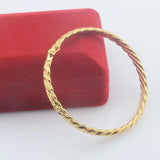 6mm Women Ladies Party Wire Bangles Bracelets Openable Wristband Jewelry