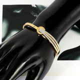 Stainless Steel Zirconia Bangles for Women