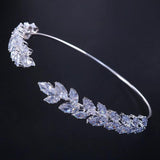 Stonefans Cubic Zirconia Open Bangle Bracelet for Women