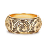 Ethnic Totem Metal Carved Wide Bangles Tibetan Vintage Tribal Bracelet Cuff